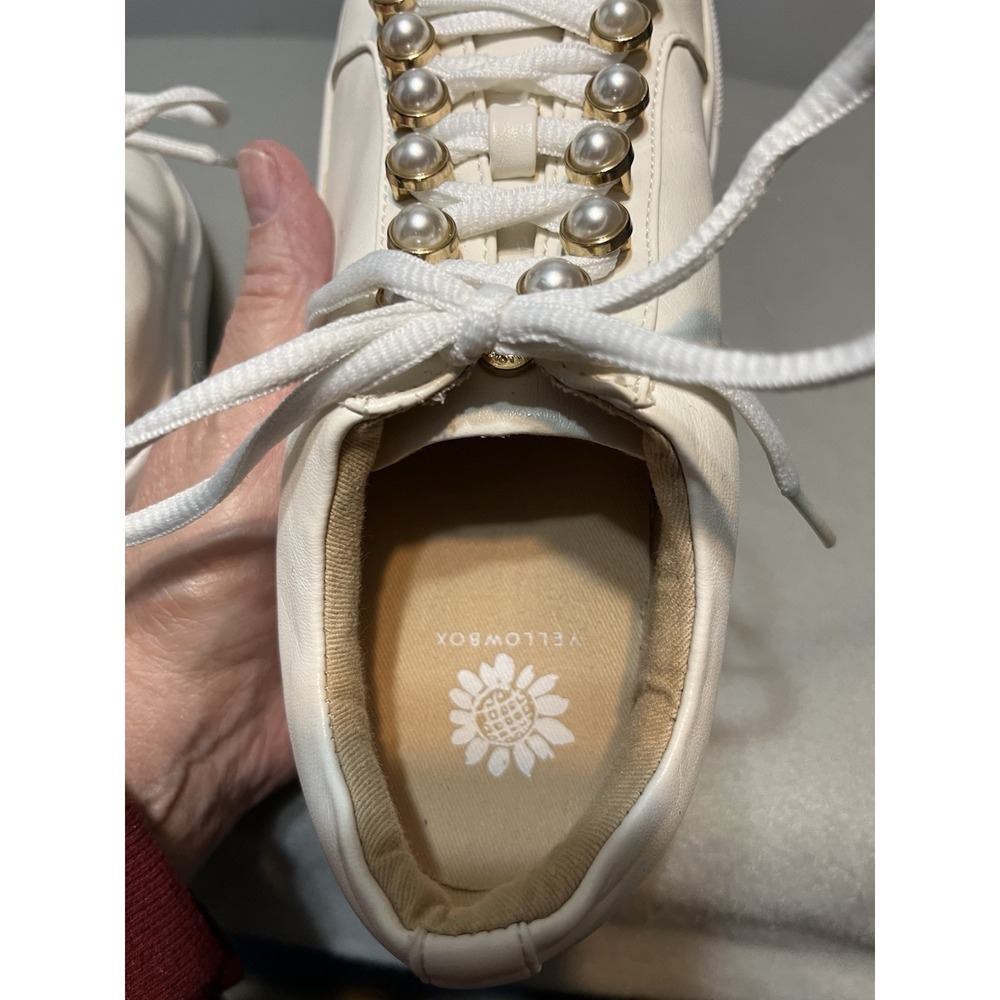 Yellowbox Pearl Laceup Sneakers Espie Sz 6 - Picture 10 of 10